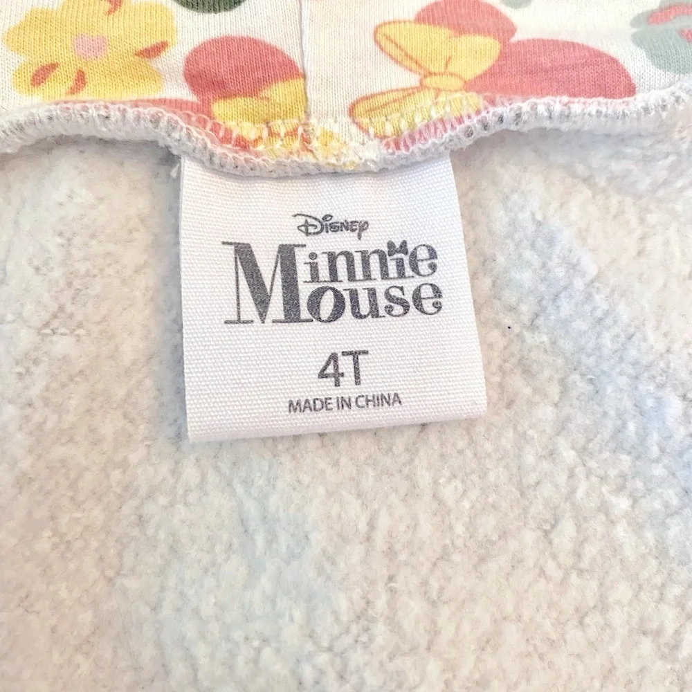 NWOT Disney 3 Piece Set, Minnie Mouse Hooded Jacket, Top and Leggings Size 4T